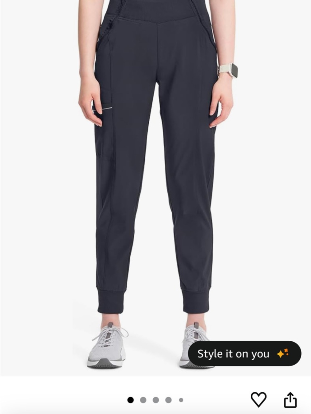 Women's Dark Charcoal Jogger Pants - Lightweight Active Track Pants